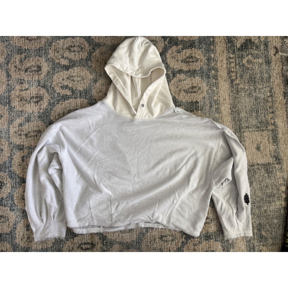 Free People Terry Cropped Sweatshirt Size Medium Excellent Condition